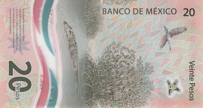 Mexiko p.132a-5 20 Pesos 2021